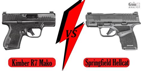 5 inches from the top of the rear sight straight down to the bottom-most part of the flush-fitting magazine’s baseplate), 6. . Kimber r7 mako vs hellcat